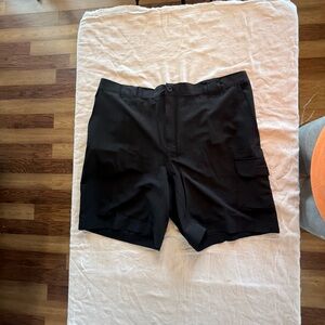 Men's Black Cargo Shorts